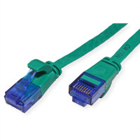 VALUE Patchkabel Kat.6A Class EA UTP extra-flach grun 0,5m