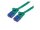 VALUE Patchkabel Kat.6A Class EA UTP extra-flach grun 0,5m