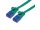 VALUE Patchkabel Kat.6A Class EA UTP extra-flach grun 0,5m