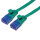 VALUE Patchkabel Kat.6A Class EA UTP extra-flach grun 0,5m