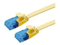 VALUE Patchkabel Kat.6A Class EA UTP extra-flach gelb 5m
