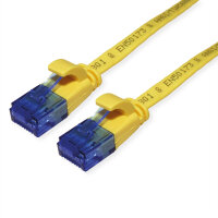 VALUE Patchkabel Kat.6A Class EA UTP extra-flach gelb 5m