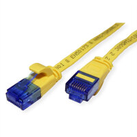 VALUE Patchkabel Kat.6A Class EA UTP extra-flach gelb 5m