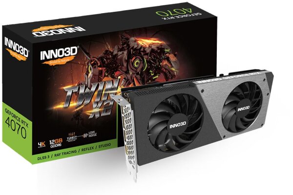 INNOVISION GeForce RTX 4070 TWIN X2 12GB  ( N40702-12D6-179063N )