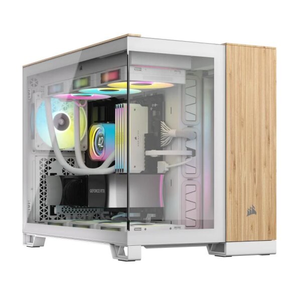 CORSAIR 2500X - Mid tower - micro ATX - Seitenteil mit Fenster (gehärtetes Glas)  ( CC-9011288-WW )