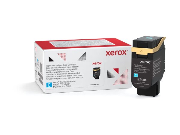 XEROX C320 C325 CYAN HIGH CAPACITY TONER