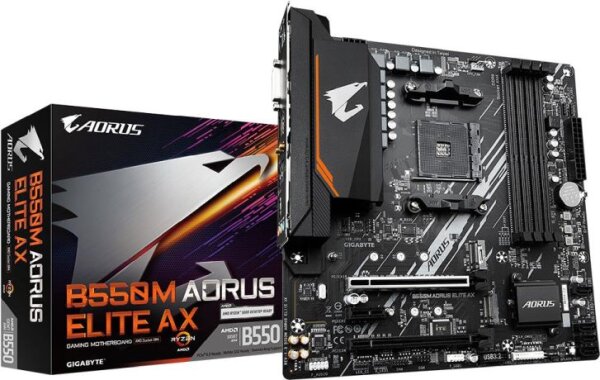 GIGABYTE B550M AORUS Elite AX SAM4  ( B550M AORUS ELITE AX )