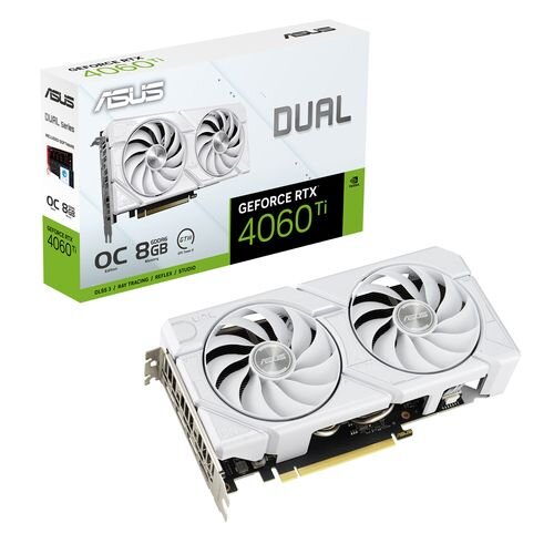 ASUS DUAL GeForce RTX 4060Ti EVO White 8GB  ( 90YV0J4B-M0NA00 )