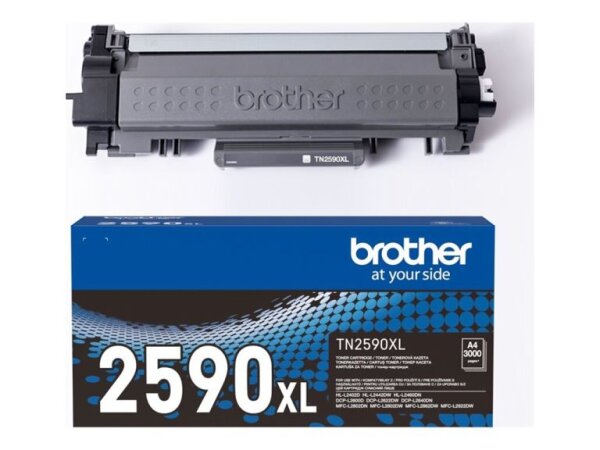 BROTHER TN2590XL - Schwarz - original - Box - Tonerpatrone (TN2590XL)