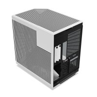 HYTE Y70 Zweikammer ATX Midi Tower Gaming Gehäuse Schwarz/Weiß mit Glasfenster  ( CS-HYTE-Y70-BW )