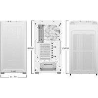 BE QUIET ! Pure Base 501 Airflow Window Weiß Midi...