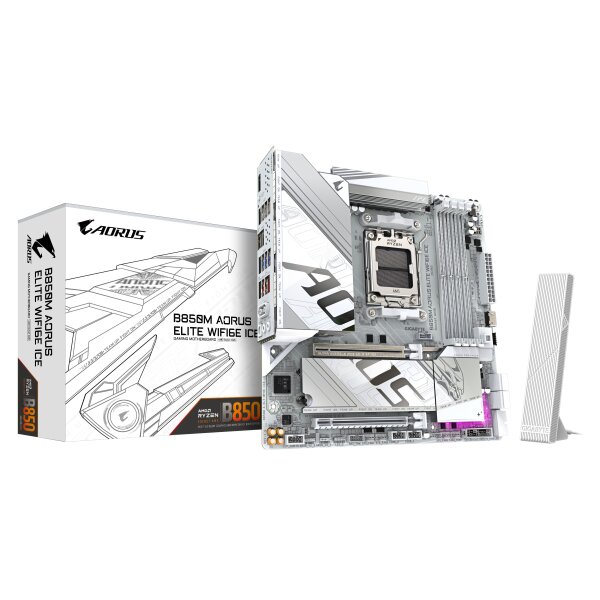 GIGABYTE B850M AORUS ELITE WIFI6E ICE mATX SAM5  ( B850M A ELT WF6E ICE )
