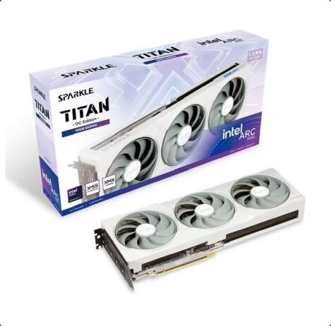 SPARKLE Intel Arc B580 Titan Luna OC 12GB  ( SB580TW-12GOC )