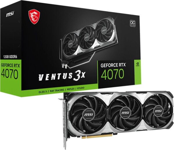 MSI RTX4070 VENTUS 3X E1 OC 12GB  ( V512-027R )