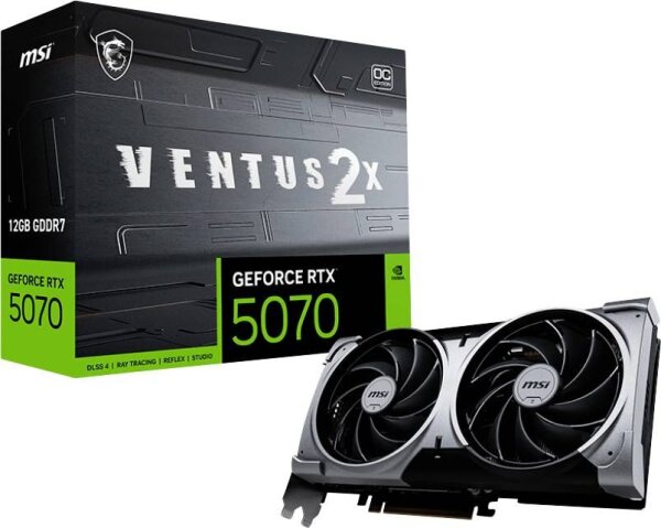 MSI GeForce RTX 5070 VENTUS 2X OC 12GB