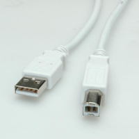 VALUE USBKabel USB2.0 A/B m/m 180cm beige