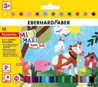 EBERHARD FABER Jumbo MiniMaxi 3in1 Buntstifte...