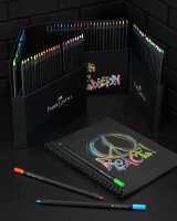 FABER-CASTELL Black Edition Buntstifte farbsortiert, 100 St.