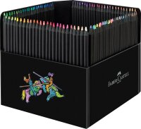 FABER-CASTELL Black Edition Buntstifte farbsortiert, 100 St.