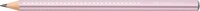FABER-CASTELL Jumbo Sparkle Bleistift B rose metallic, 1 St.