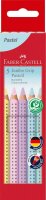 FABER-CASTELL Jumbo Grip Pastell Buntstifte farbsortiert,...