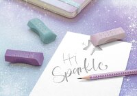 FABER-CASTELL Radiergummi RollOn Sparkle farbsortiert, 1 St.