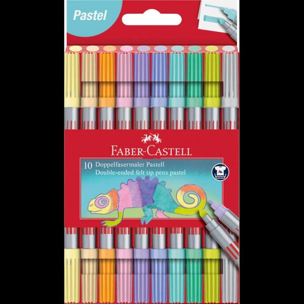 FABER-CASTELL Filzstifte farbsortiert, 10 St.