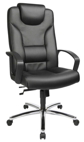 Topstar Chefsessel Comfort Point 50, 7819 D60 Kunstleder schwarz, Gestell chrom