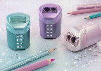 FABER-CASTELL Dosenspitzer doppelt RollOn Sparkle farbsortiert