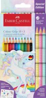 FABER-CASTELL Colour Grip Buntstifte farbsortiert, 13 St.