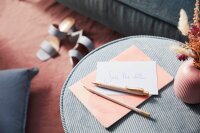 FABER-CASTELL Kugelschreiber POLY BALL Urban pale rose, Schreibfarbe: blau, 1 St.