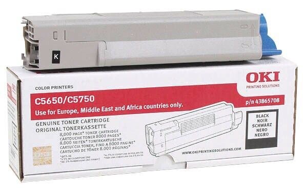 OKI 43865708  schwarz Toner