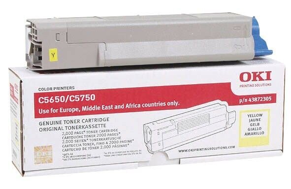OKI 43872305  gelb Toner