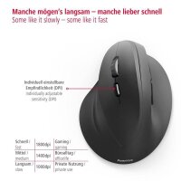 hama EMW-500L Maus ergonomisch kabellos schwarz