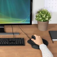 hama Mousepad mit Handgelenkauflage Ergonomic Mini schwarz