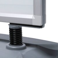 Showdown® Displays Kundenstopper Windtalker silber...