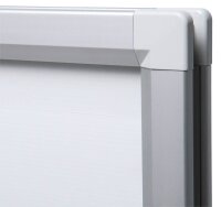 Showdown® Displays Kundenstopper Windtalker silber DIN A1 2 Fächer 67,0 x 59,0 x 112,3 cm, 1 St.