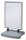 Showdown® Displays Kundenstopper Windtalker silber DIN A1 2 Fächer 67,0 x 59,0 x 112,3 cm, 1 St.