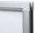Showdown® Displays Kundenstopper Windtalker silber DIN A1 2 Fächer 67,0 x 59,0 x 112,3 cm, 1 St.