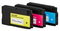 KMP H101V cyan, magenta, gelb Druckerpatronen kompatibel zu HP 951XL (CN046AE/CN047AE/CN048AE), 3er-Set