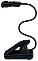 WEDO 2541001 LED Buch-Leselampe schwarz, 1 St.