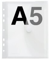 FolderSys Dokumententaschen DIN A5 transparent genarbt...