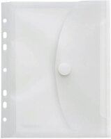 FolderSys Dokumententaschen DIN A5 transparent genarbt 0,20 mm, 10 St.