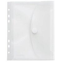 FolderSys Dokumententaschen DIN A5 transparent genarbt 0,20 mm, 10 St.