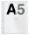 FolderSys Dokumententaschen DIN A5 transparent genarbt 0,20 mm, 10 St.