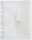 FolderSys Dokumententaschen DIN A5 transparent genarbt 0,20 mm, 10 St.