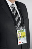 DURABLE EVENT Namensschilder mit Textilband 10,5 x 14,8 cm, 10 St.