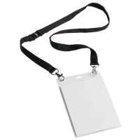 DURABLE EVENT Namensschilder mit Textilband 10,5 x 14,8 cm, 10 St.