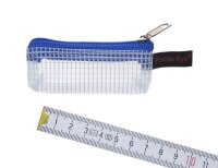 FolderSys Reißverschlussbeutel je 1 x 170 x 40 mm grau, 80 x 55 mm schwarz, 80 x 30 mm blau, 55 x 35 mm rot transparent/farbsortiert 0,15 mm, 4 St.