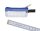 FolderSys Reißverschlussbeutel je 1 x 170 x 40 mm grau, 80 x 55 mm schwarz, 80 x 30 mm blau, 55 x 35 mm rot transparent/farbsortiert 0,15 mm, 4 St.